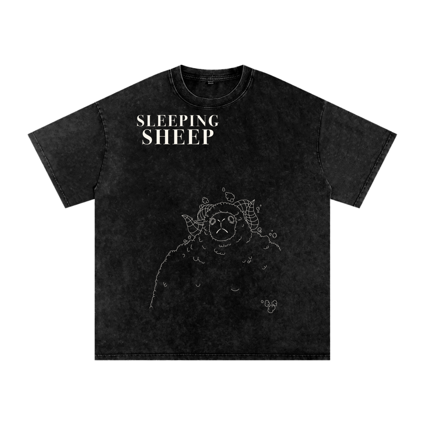 Sleeping Sheep Washed T-Shirt