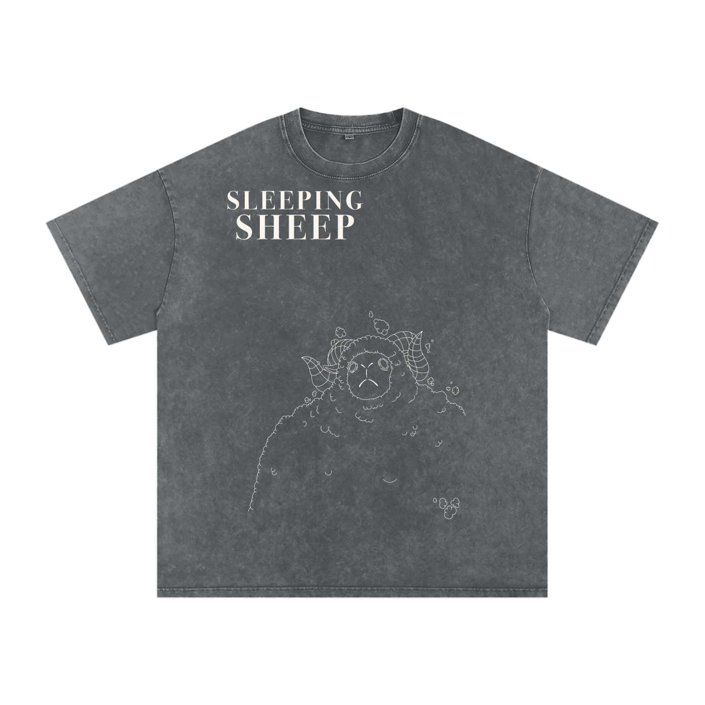 Sleeping Sheep Washed T-Shirt
