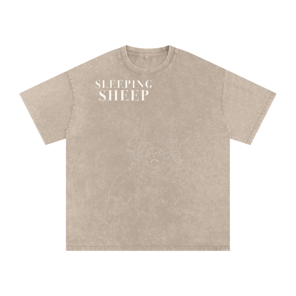 Sleeping Sheep Washed T-Shirt